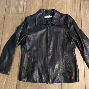 Wilson’s men’s leather black jacket size XL